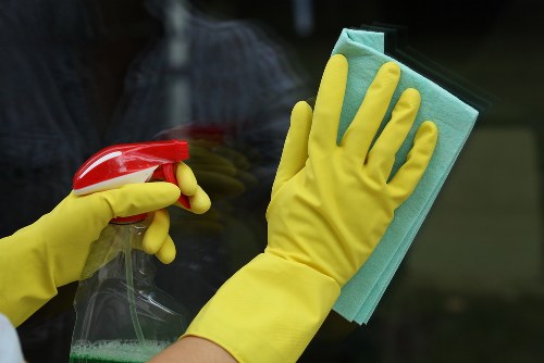 Oven cleaning team in Bow using sustainable recycling practices