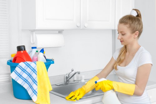 Bathroom cleaning service in Bow with attention to detail