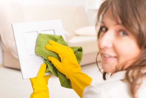 SSL encrypted Oven Cleaning Bow payment process on a device